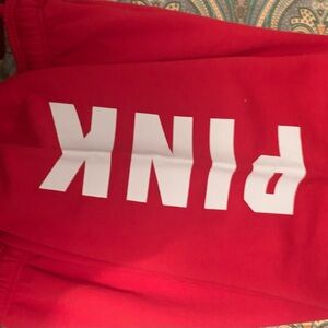 PINK Victoria's Secret Kids Joggers - Bold Red